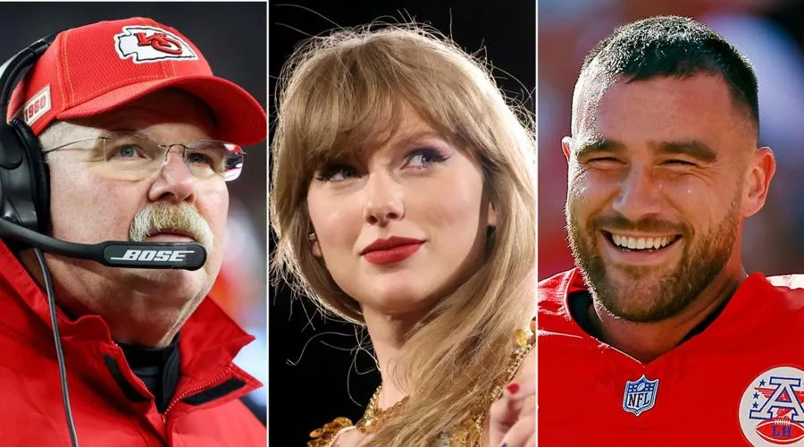 Travis Kelce, Taylor Swift, Kansas City Chiefs, Andy Reid